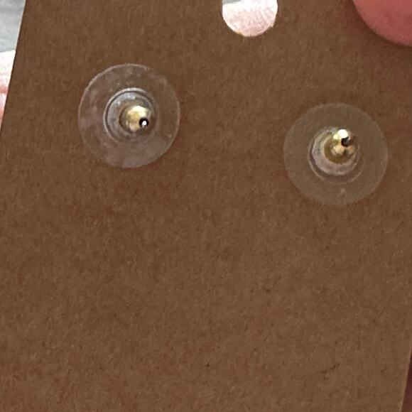 BOGO FREE Vintage runway 90’s GOLDEN knocker earrings statement - Picture 4 of 4